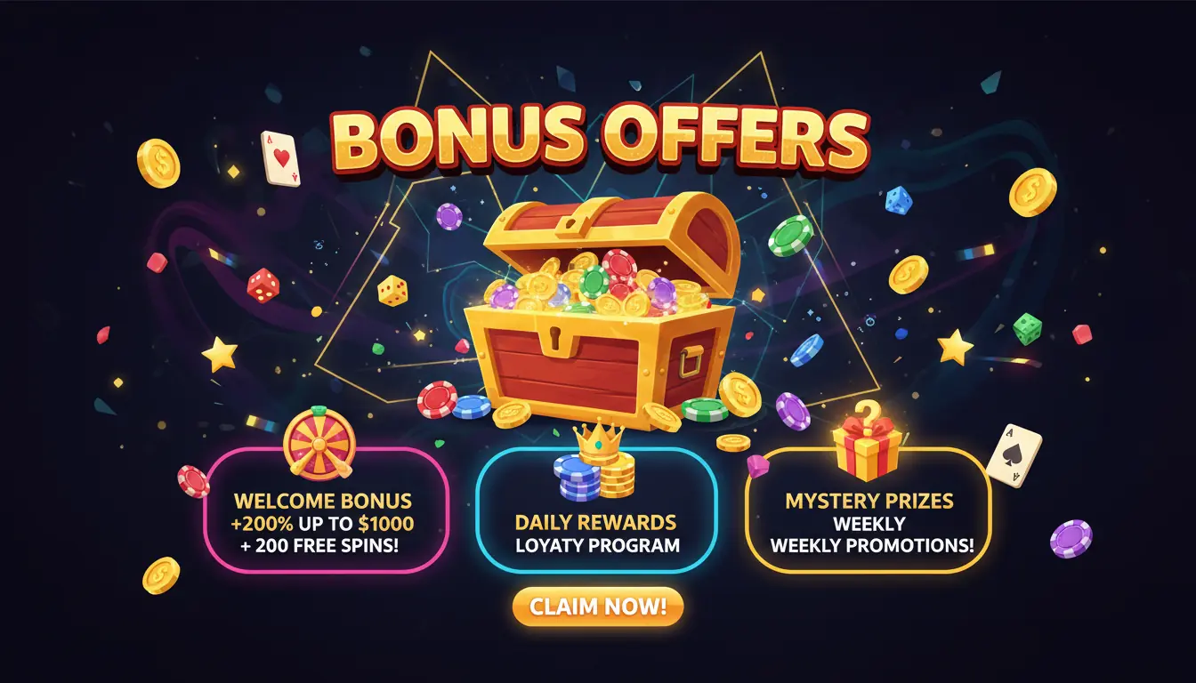 Neon54 casino bonus offers